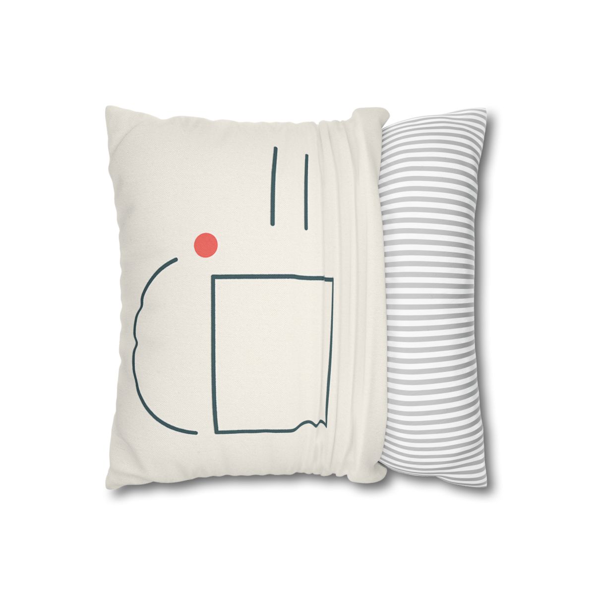 Open Frame With Drifting Arc personalized pillow covers