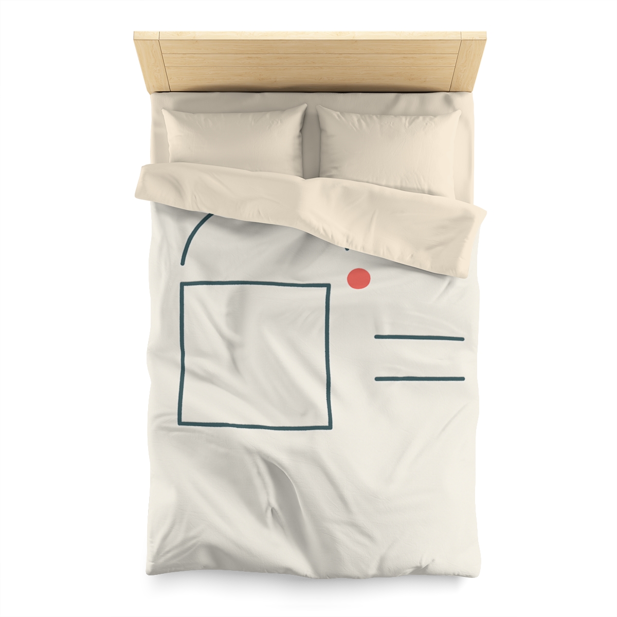 Open Frame With Drifting Arc trendy bedroom duvets