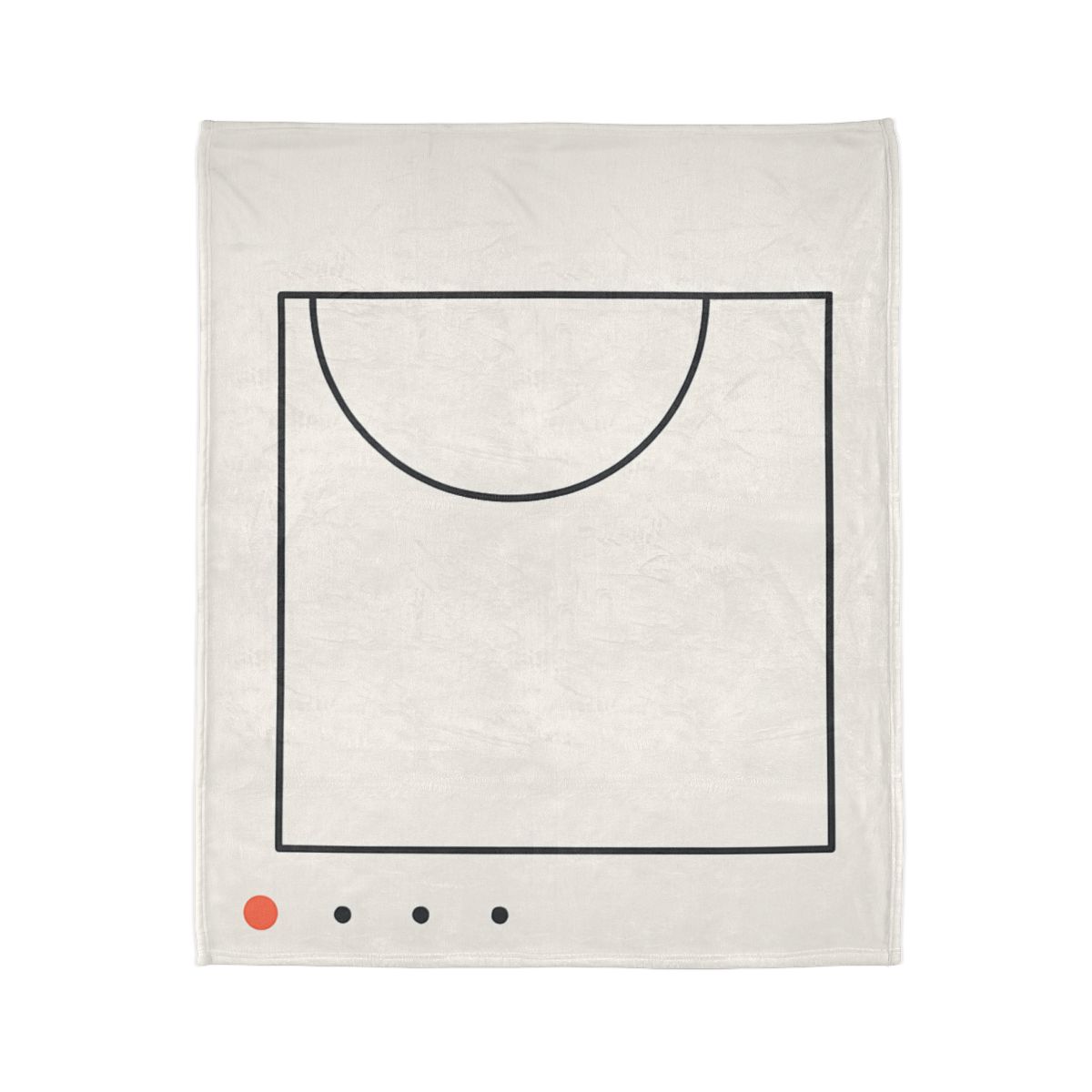 Open Frame With Offset Arc unique gift blankets