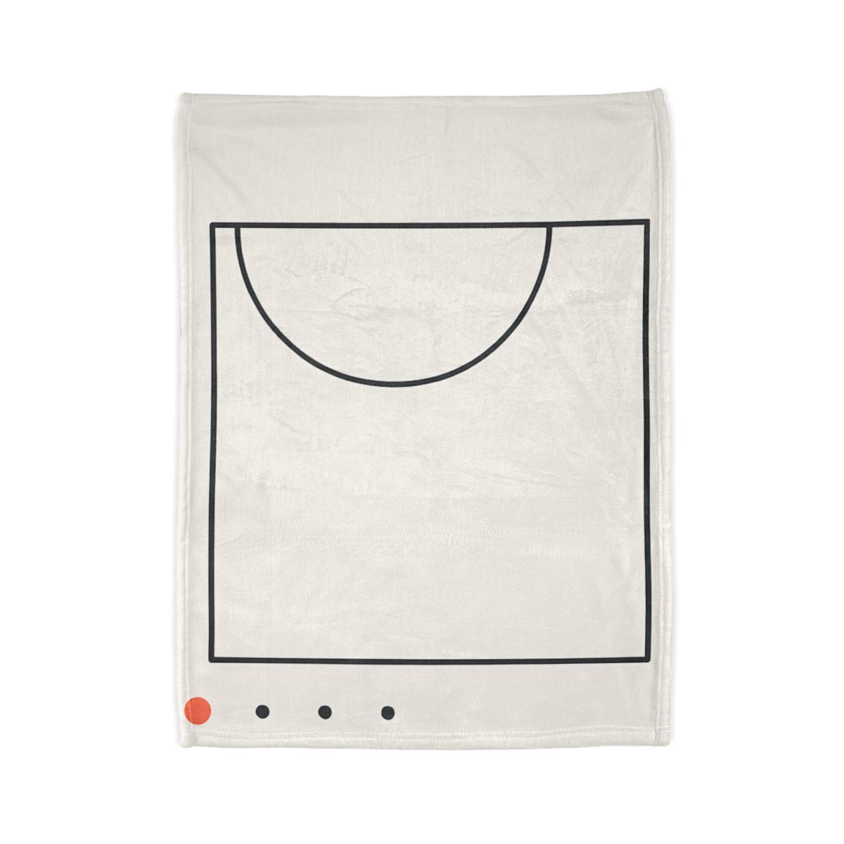 Open Frame With Offset Arc unique gift blankets