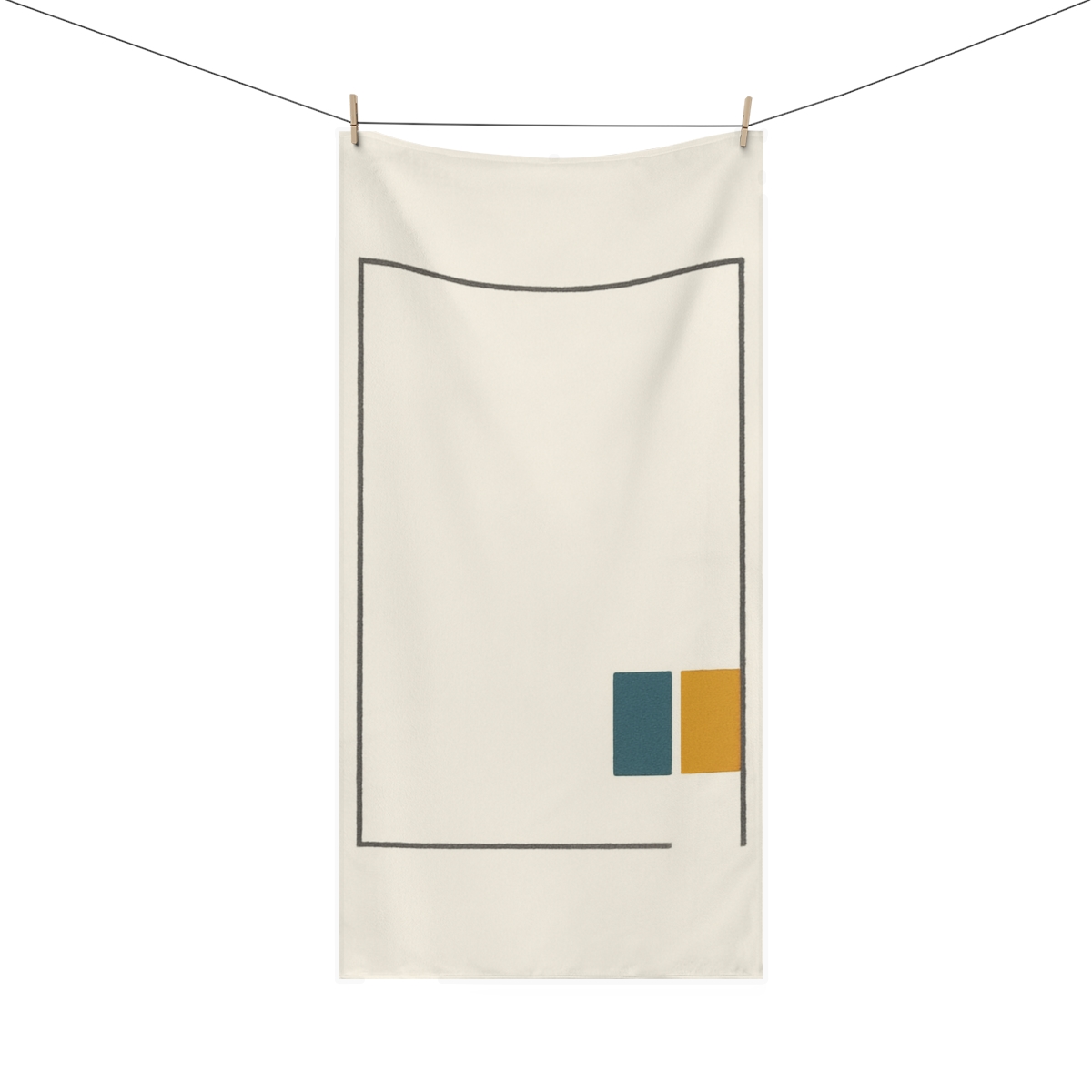 Open Frame With Offset Pair stylish beach towels
