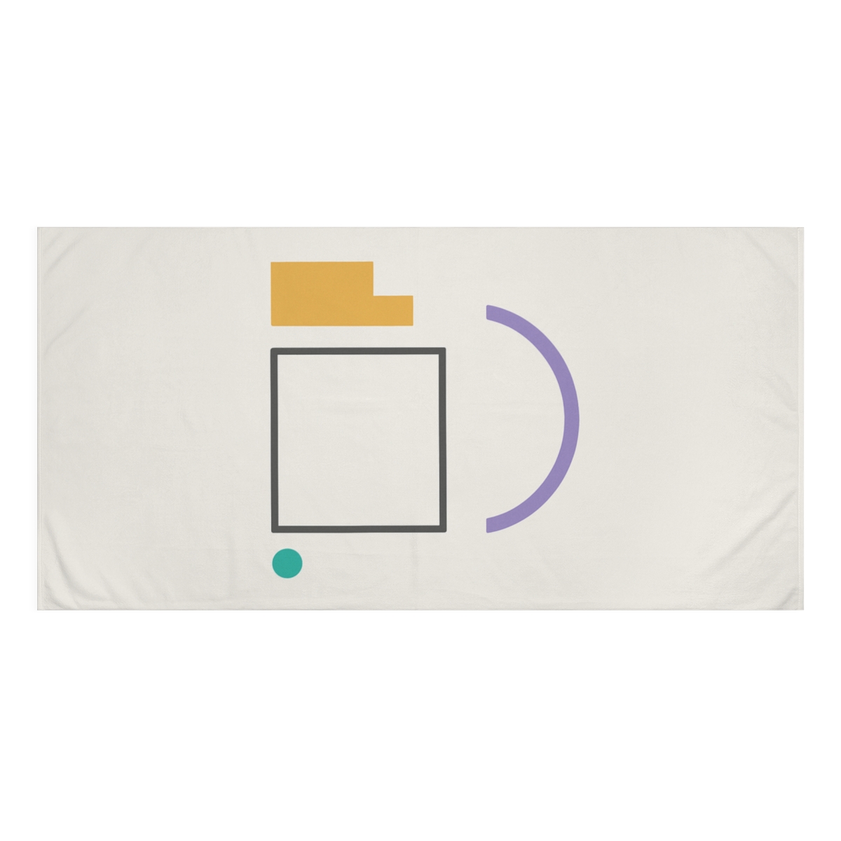 Open Frame With Quiet Arc soft cotton towels