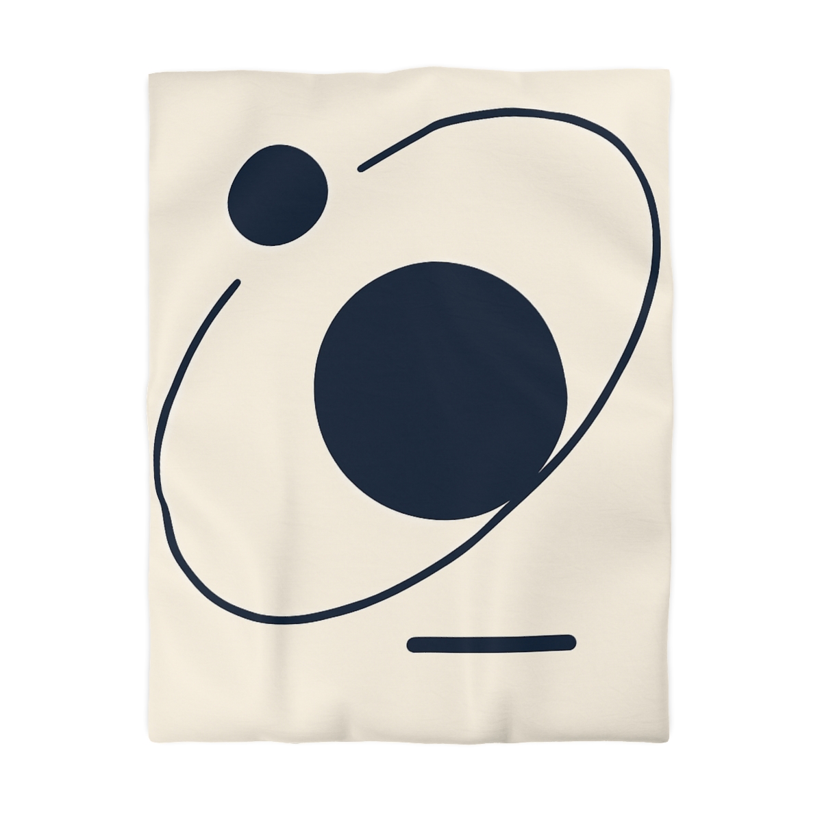 Orbit Arc And Twin Discs designer printed duvets