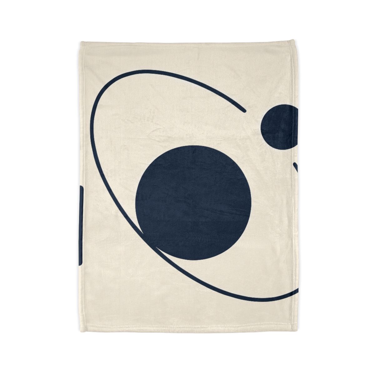 Orbit Arc And Twin Discs designer printed blankets
