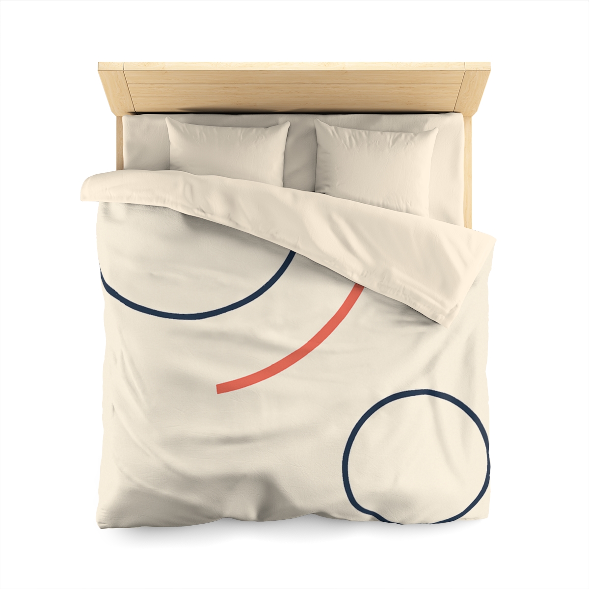 Orbit Gap Circle Pair unique patterned duvets