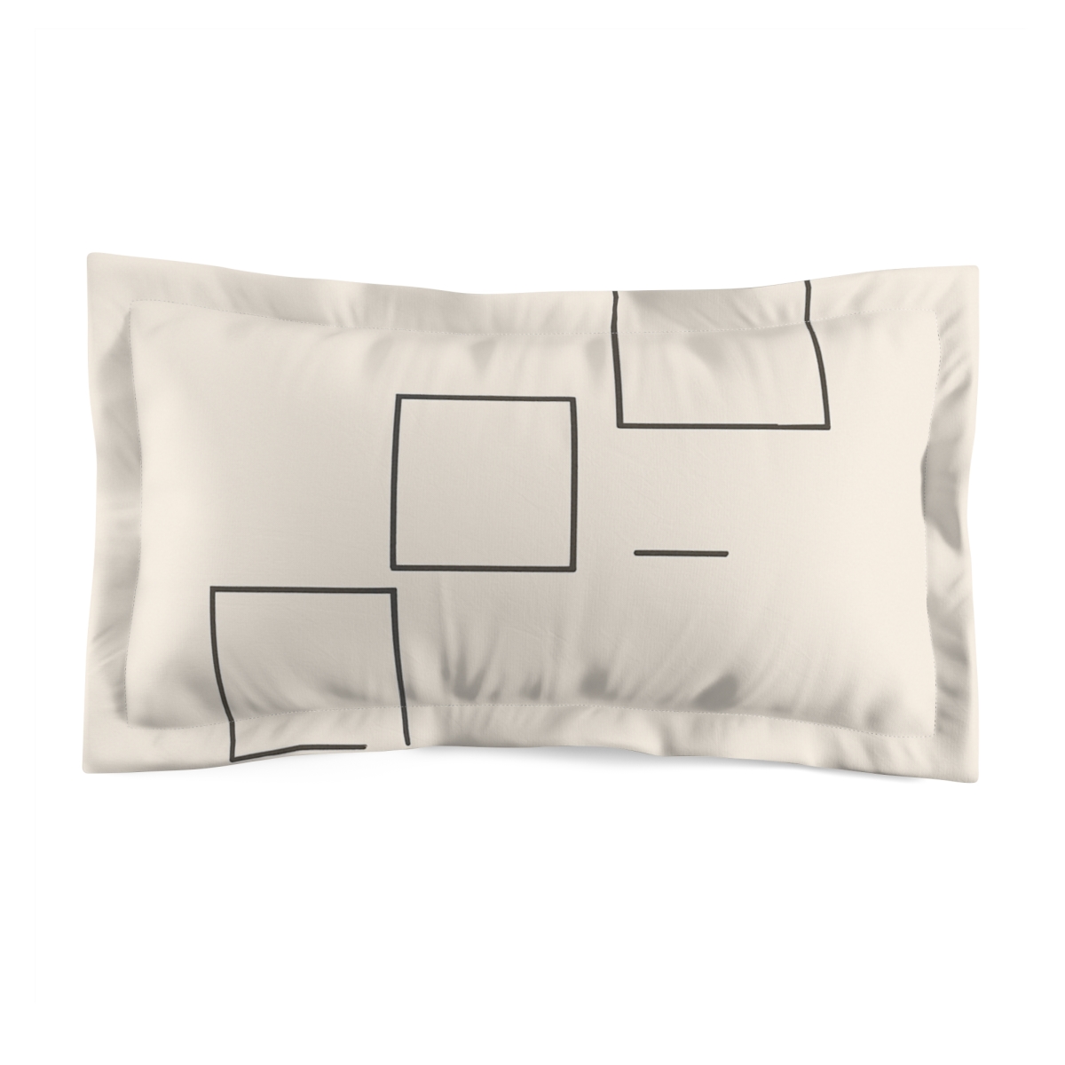 Orbit Gap Square Trio designer printed pillows