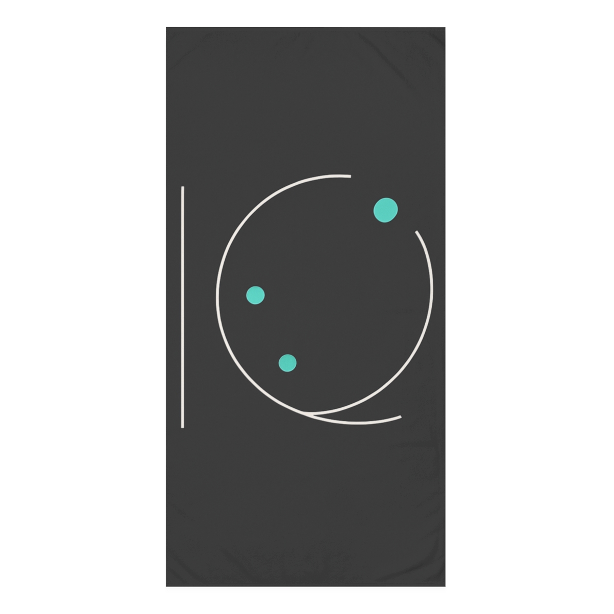 Orbit Node Balance designer printed towels