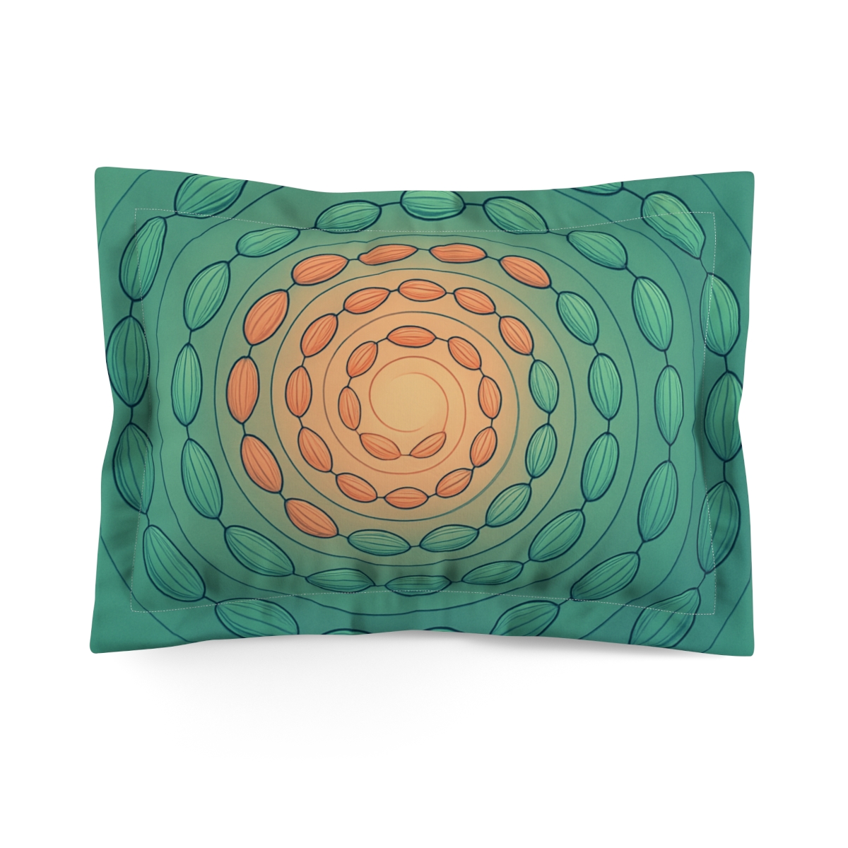 Orbit Seed Spiral Array custom pillows