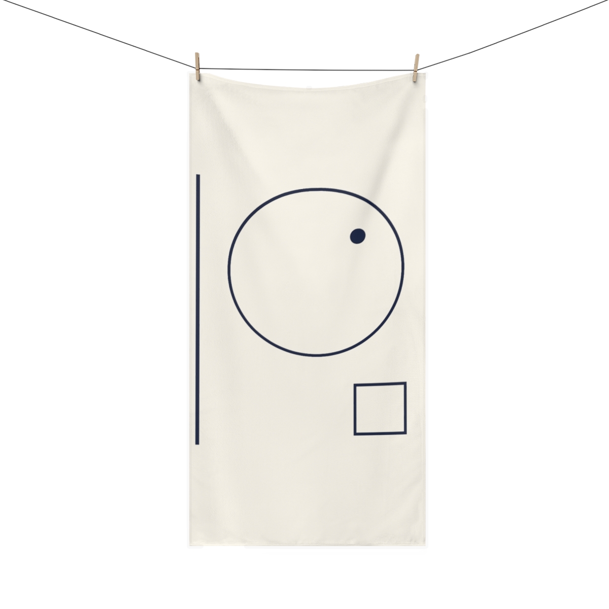 Orbit Window Quartet designer printed towels