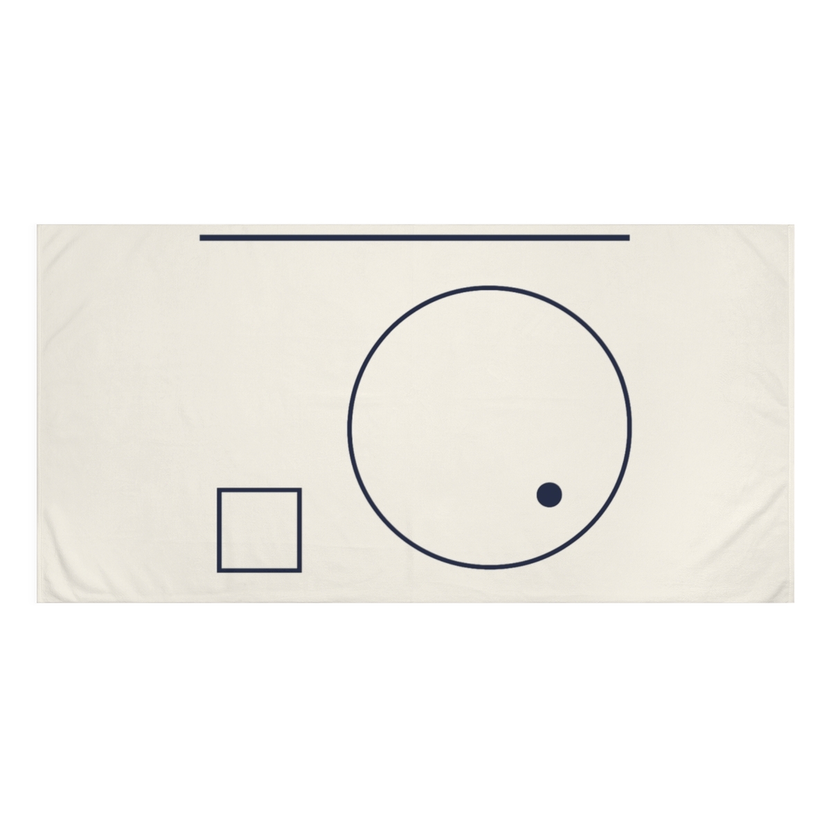 Orbit Window Quartet designer printed towels