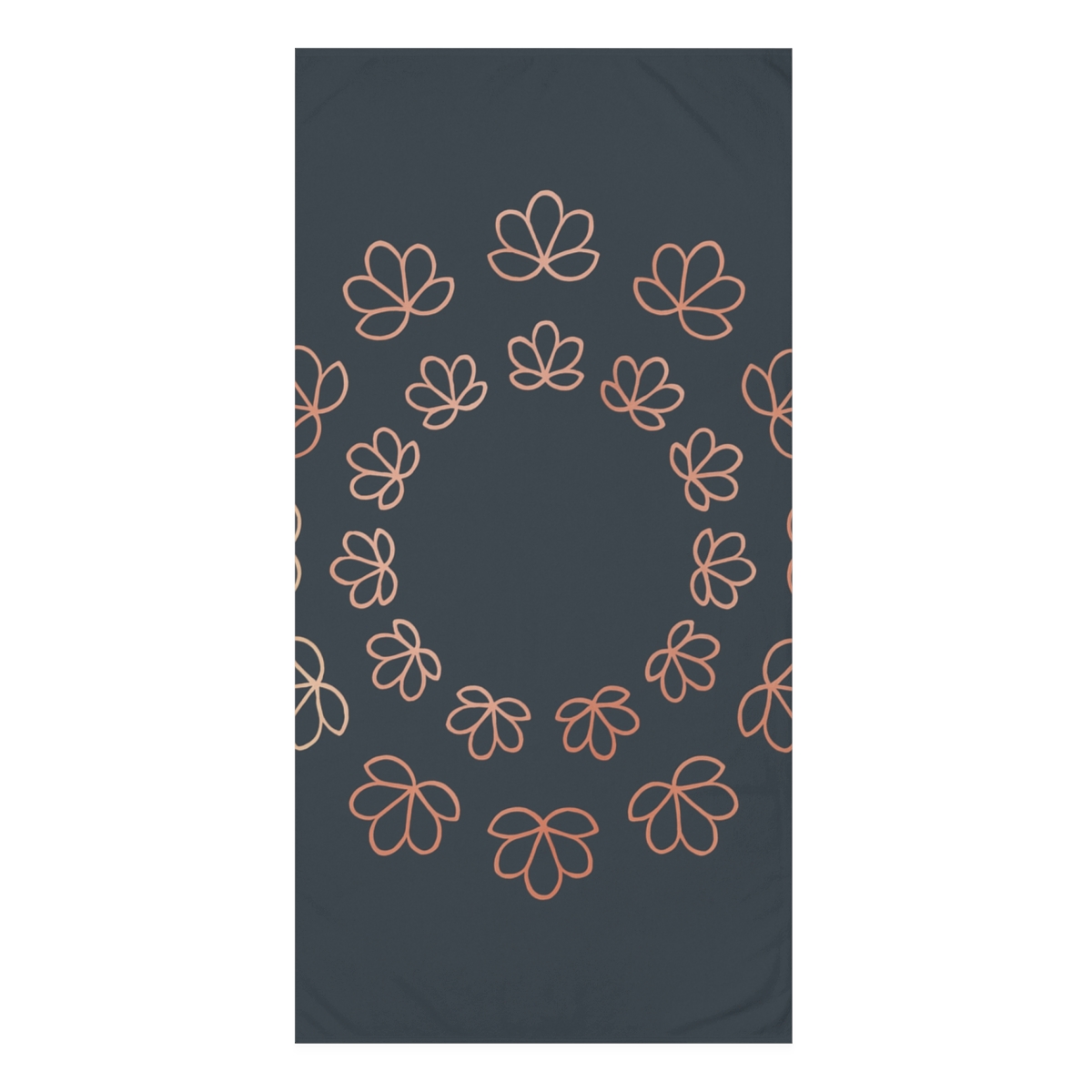 Orbital Blossom Rings soft cotton towels