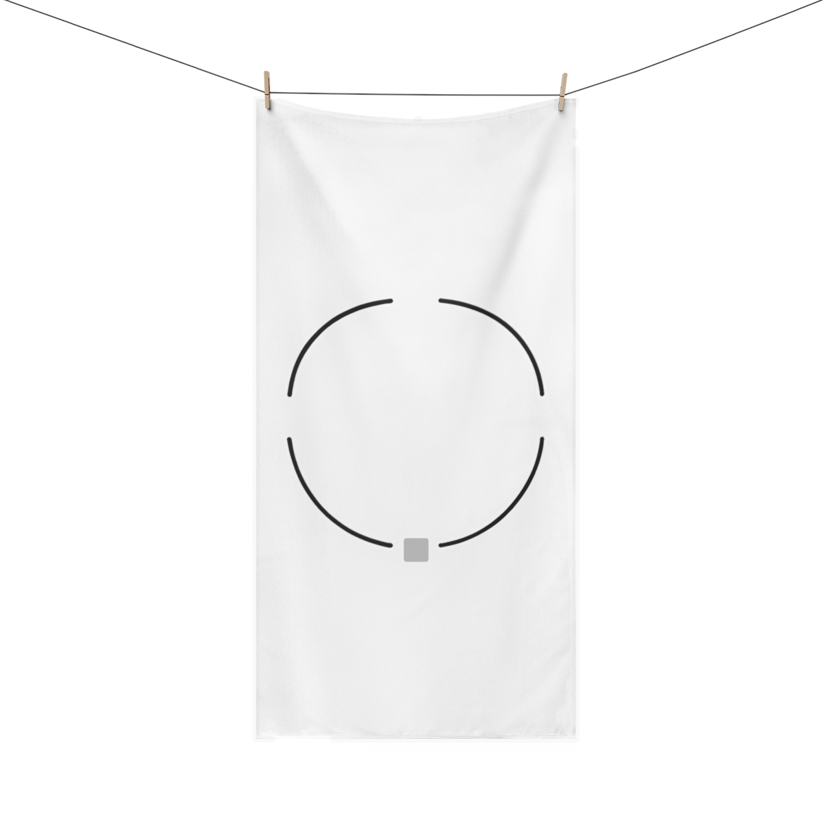 Orbital Brackets Quartet designer printed towels