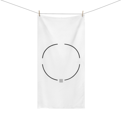 Orbital Brackets Quartet designer printed towels