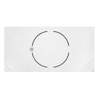 Orbital Brackets Quartet designer printed towels