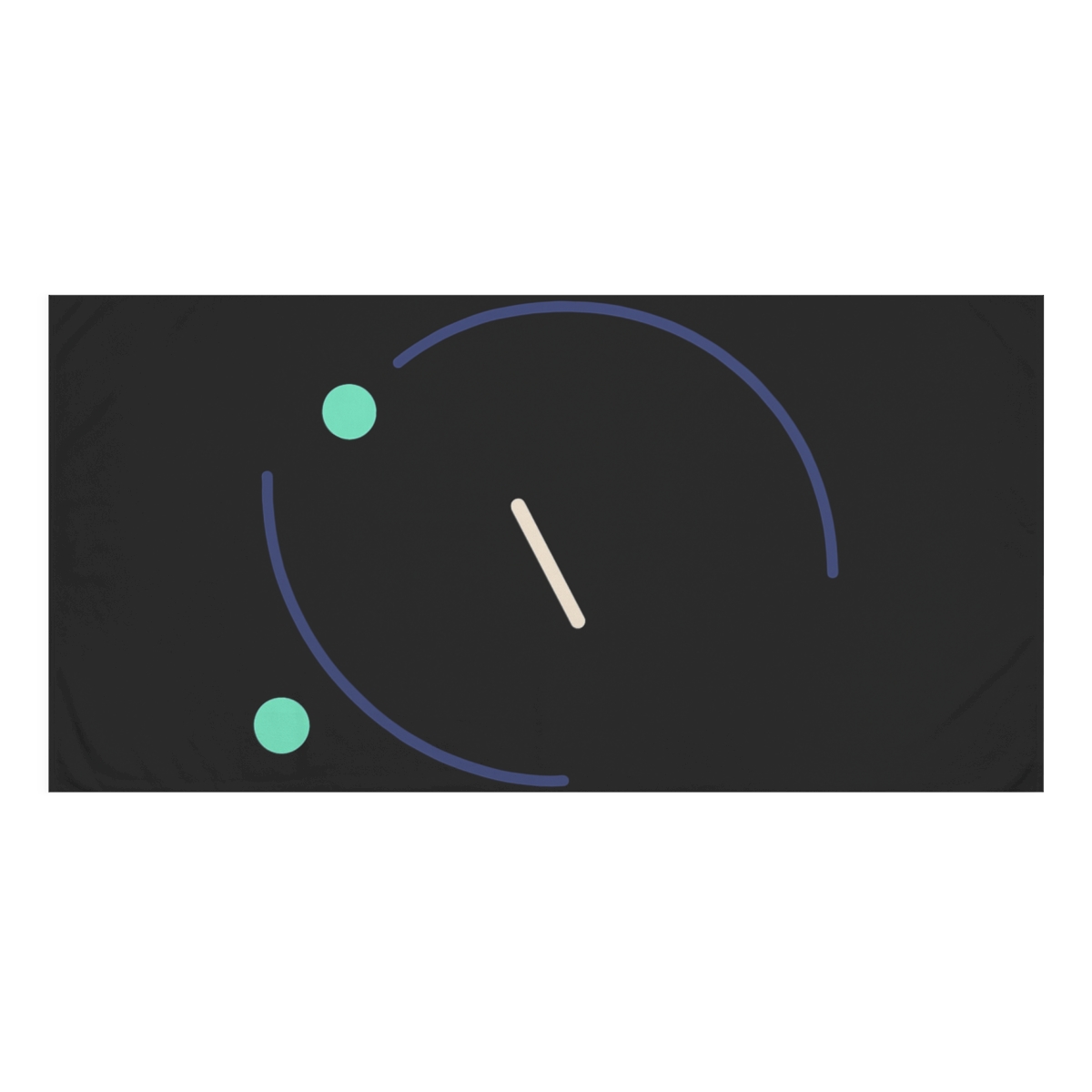 Orbital Gate Quartet personalized bath towels