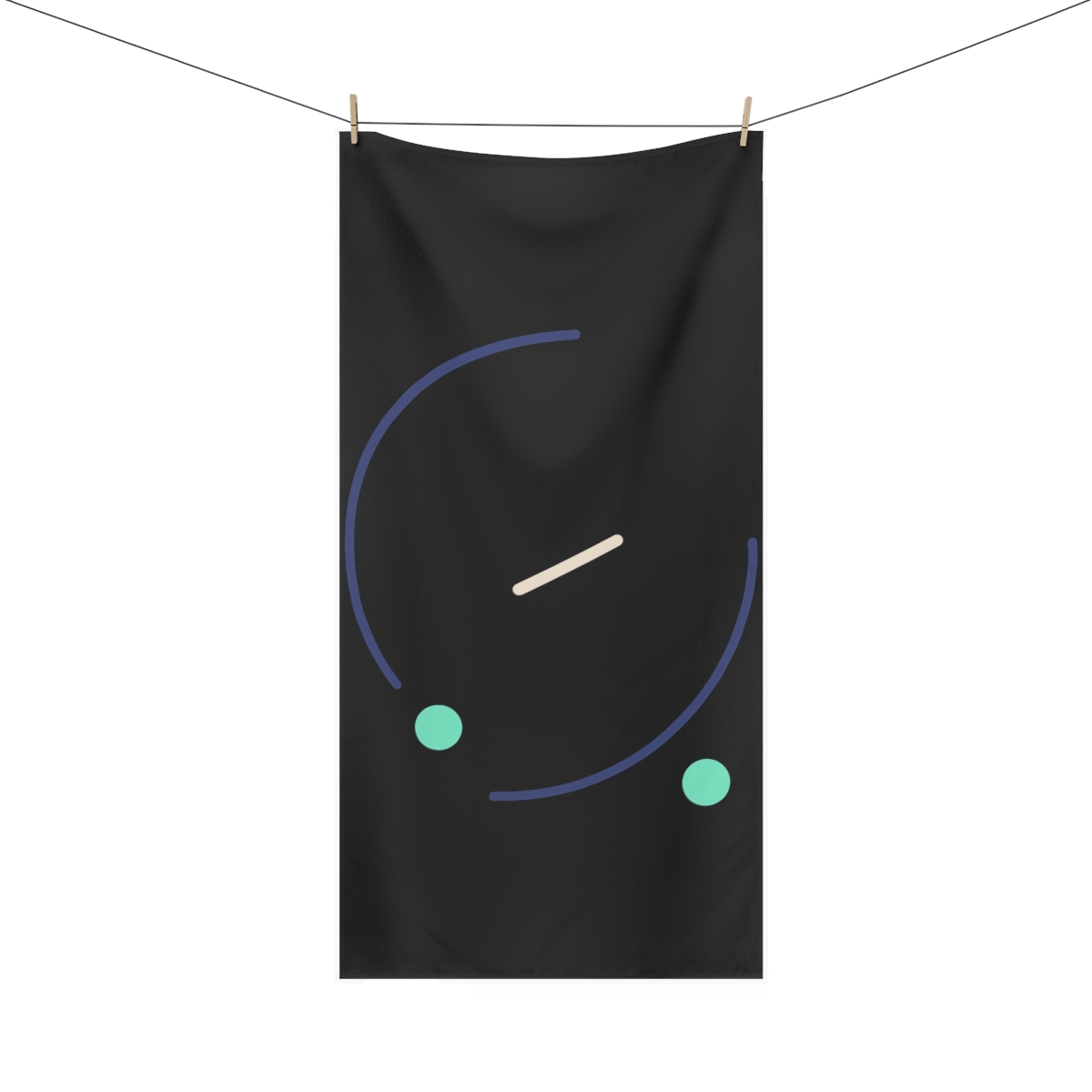 Orbital Gate Quartet personalized bath towels