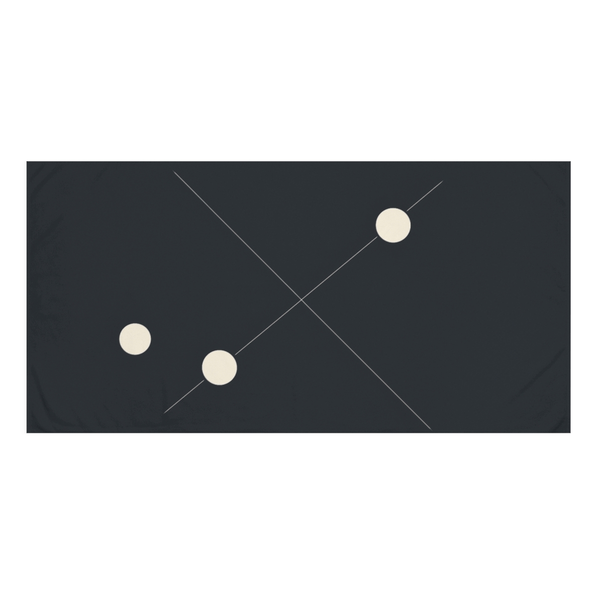 Orbital Line Cluster decorative home towelscustom towels