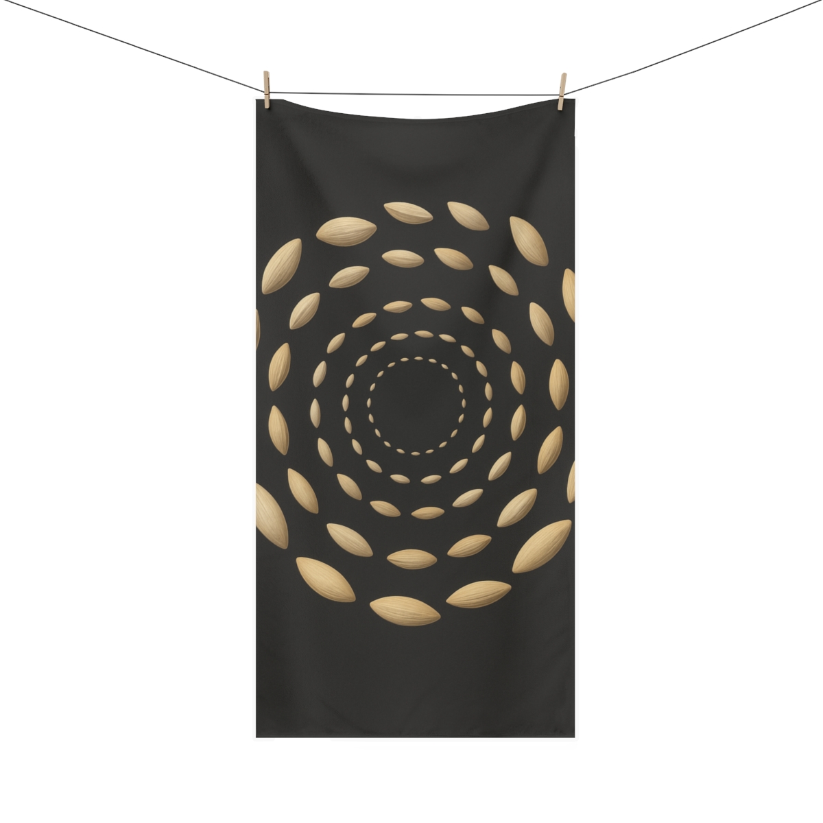 Orbital Seed Halo decorative home towelscustom towels