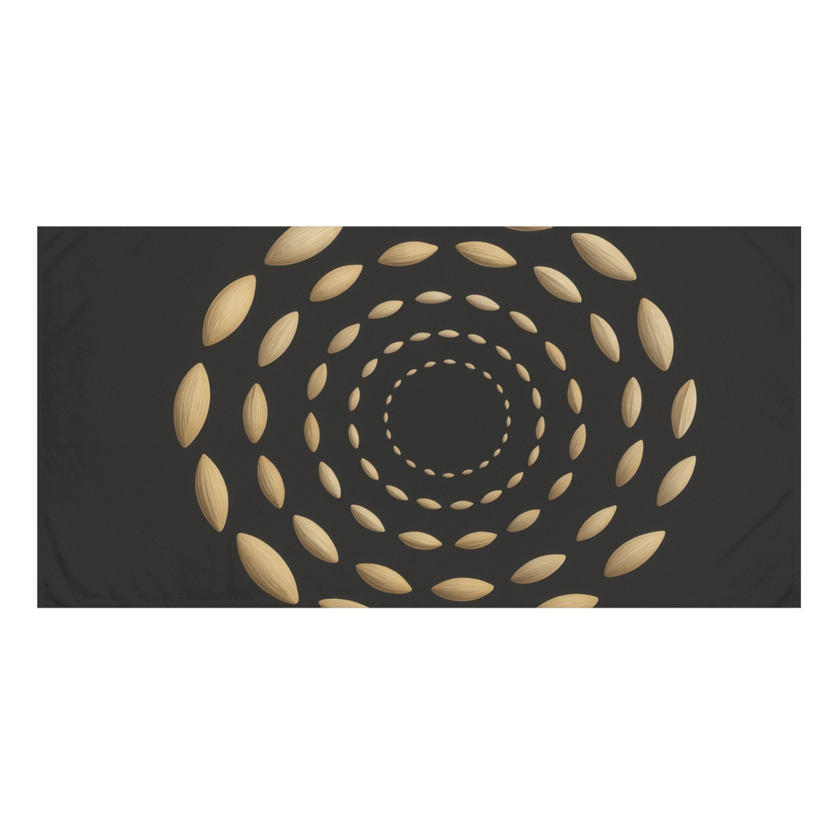Orbital Seed Halo decorative home towelscustom towels
