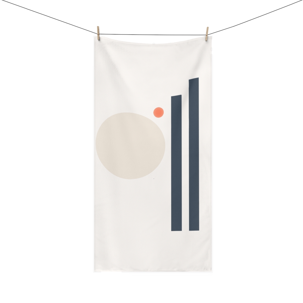 Orbital Stack With Open Gap custom towels