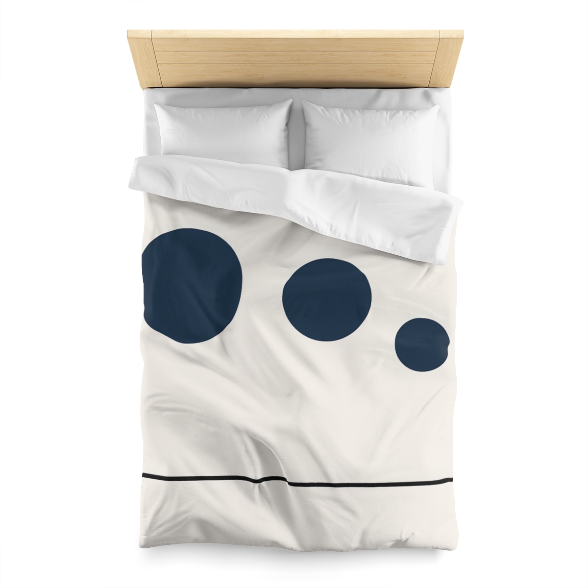 Orbital Triad Over Quiet Line unique patterned duvets