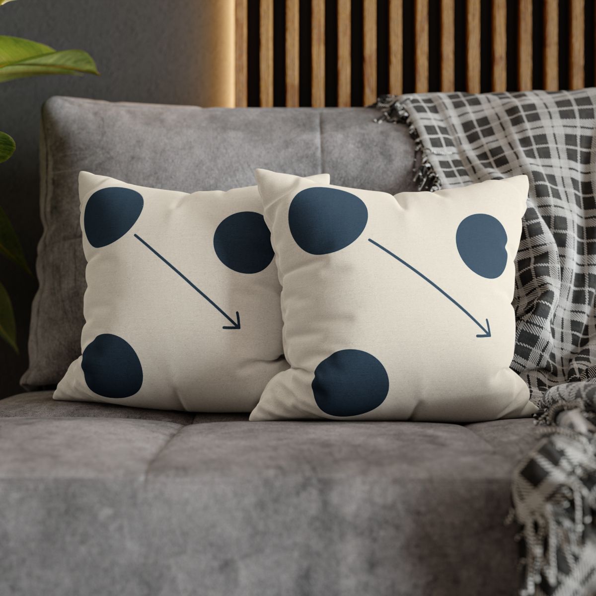 Orbital Triangle Drift unique gift pillow cases