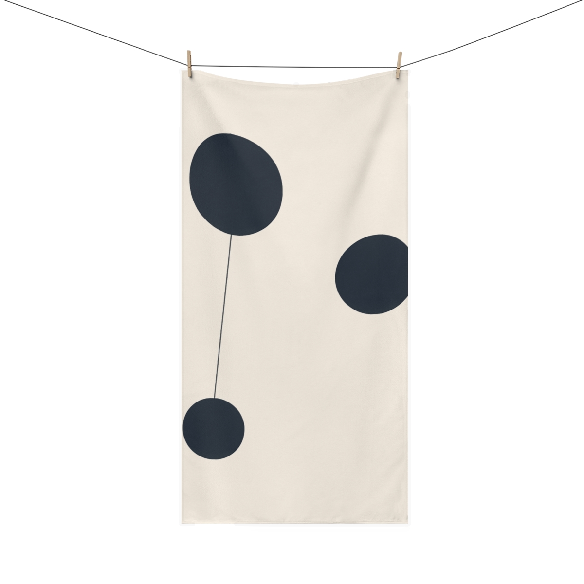 Orbital Triangle Silence soft cotton towels