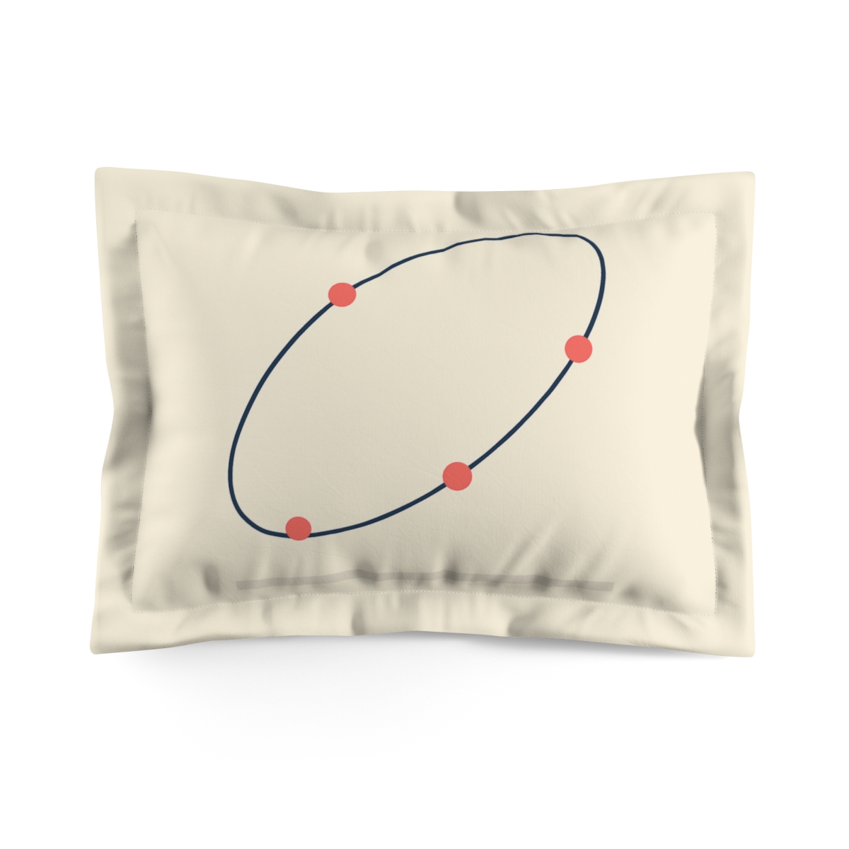 Orbiting Arc And Dot Quartet trendy accent pillows
