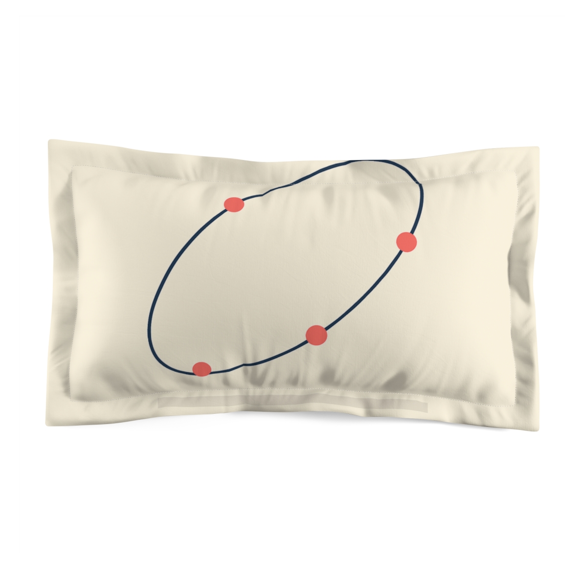Orbiting Arc And Dot Quartet trendy accent pillows