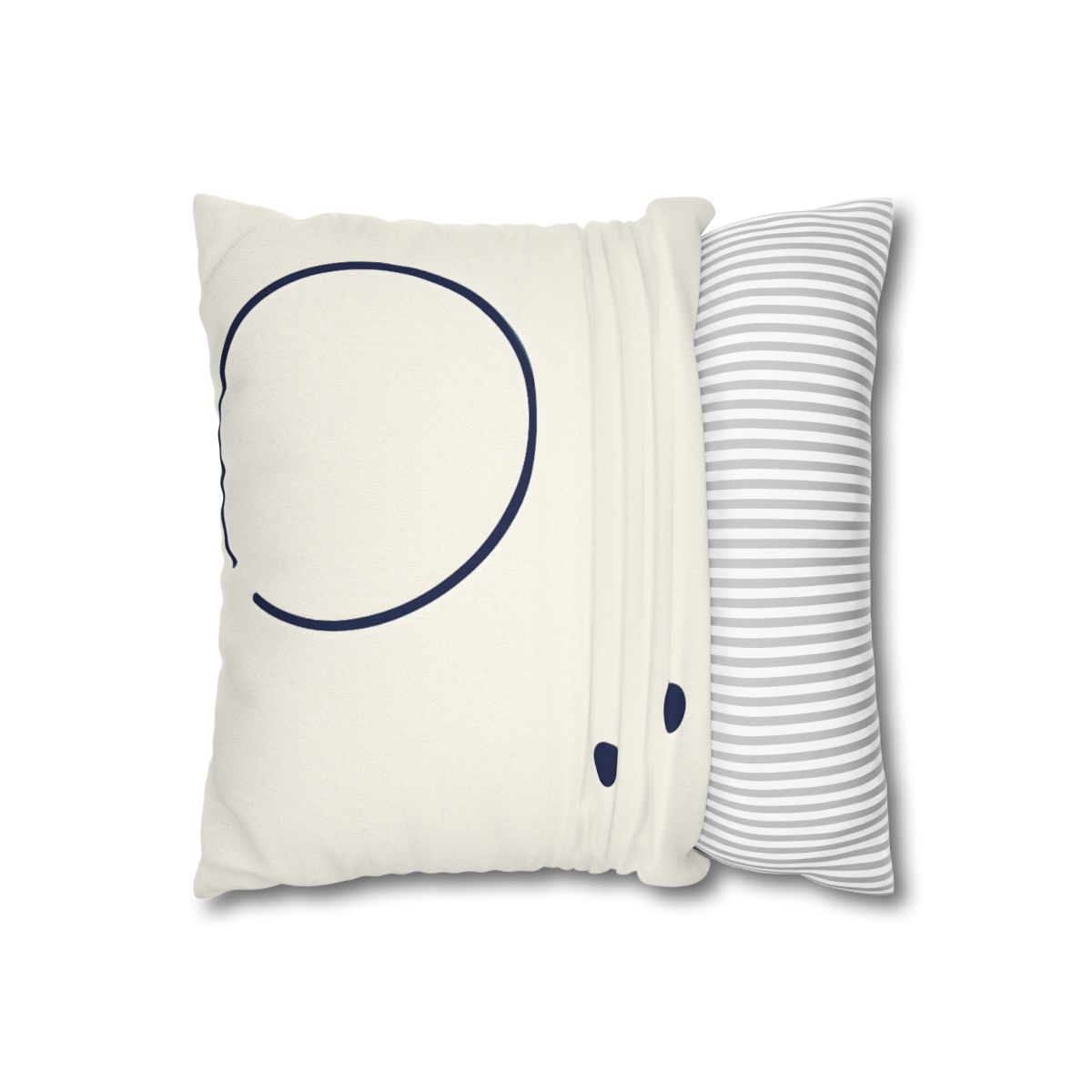 Orbiting Arc And Twin Dots designer print pillow cases
