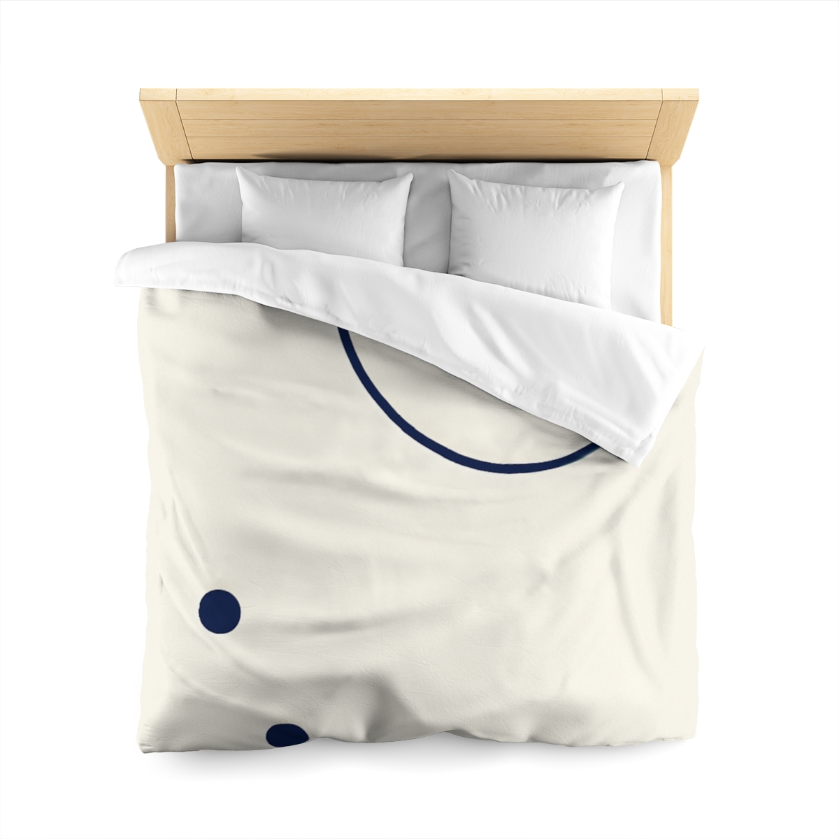 Orbiting Arc And Twin Dots soft comforter duvets