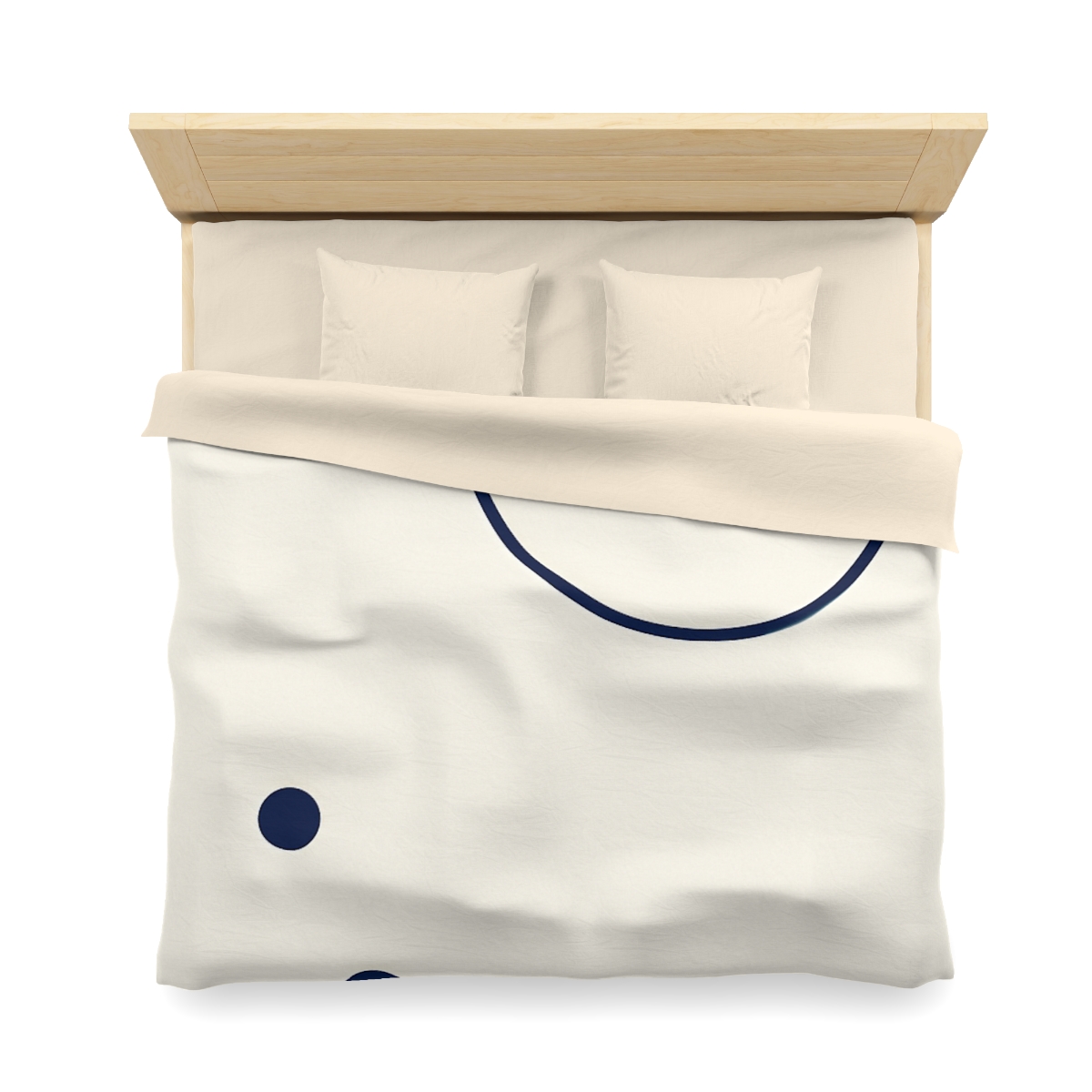 Orbiting Arc And Twin Dots soft comforter duvets