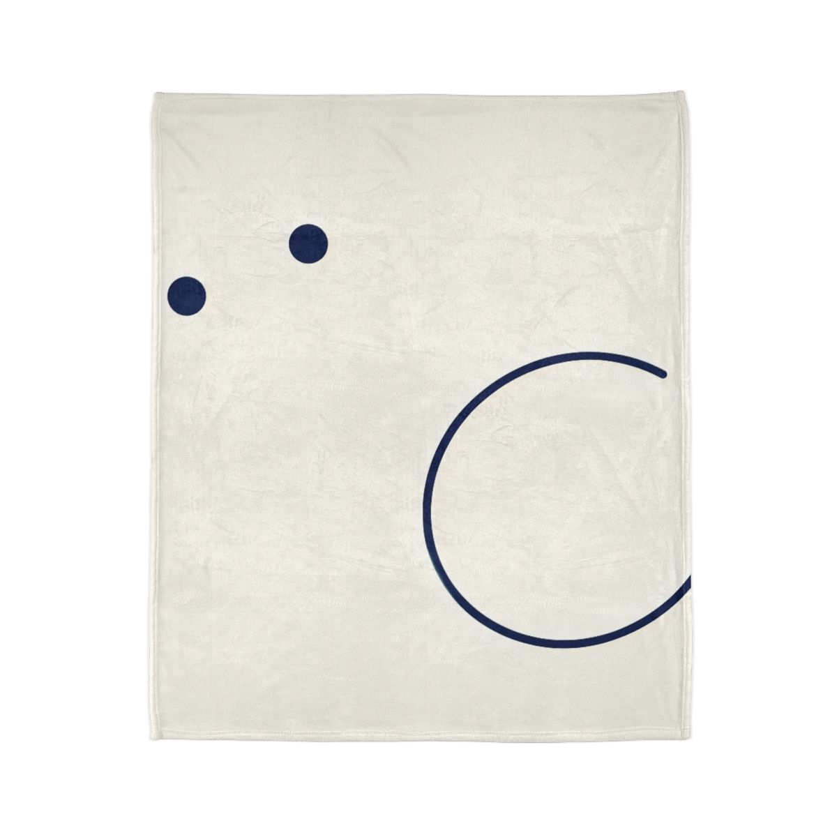 Orbiting Arc And Twin Dots stylish throw blankets
