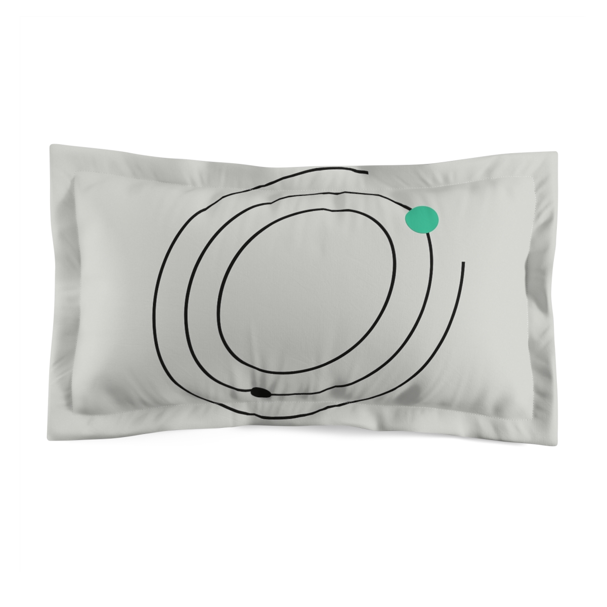 Orbiting Arc Quartet stylish throw pillows