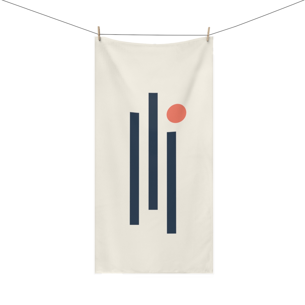 Orbiting Bar Quartet personalized bath towels