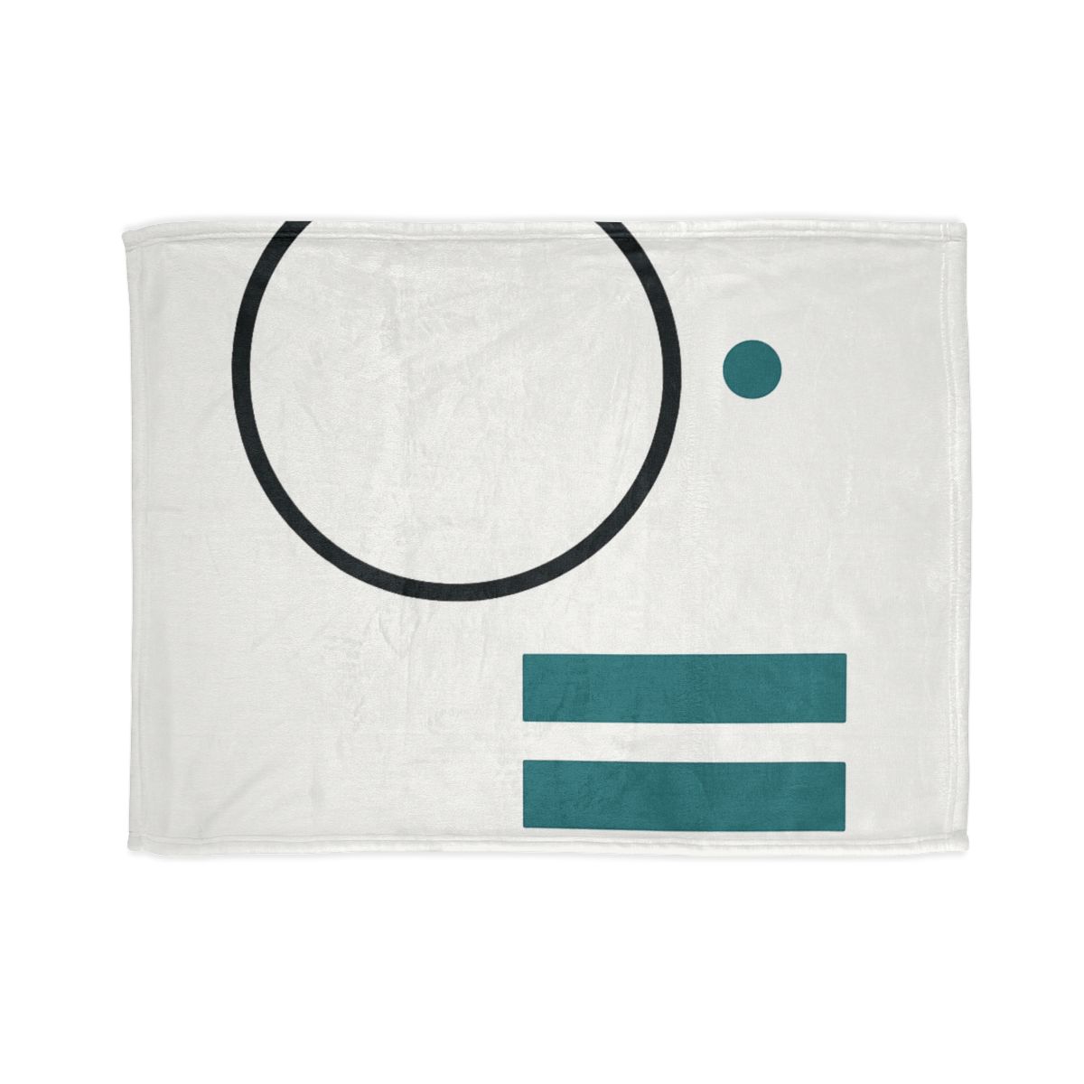 Orbiting Bars And Hollow Circle personalized cozy blankets