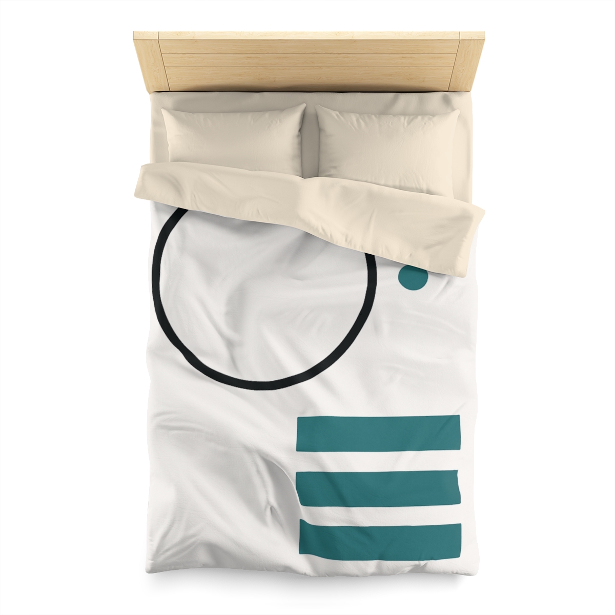 Orbiting Bars And Hollow Circle trendy bedroom duvets