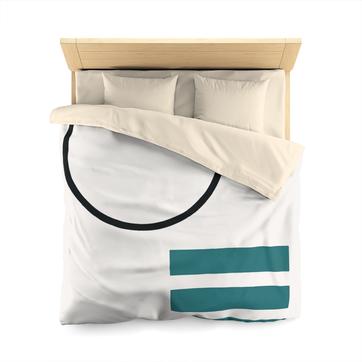 Orbiting Bars And Hollow Circle trendy bedroom duvets