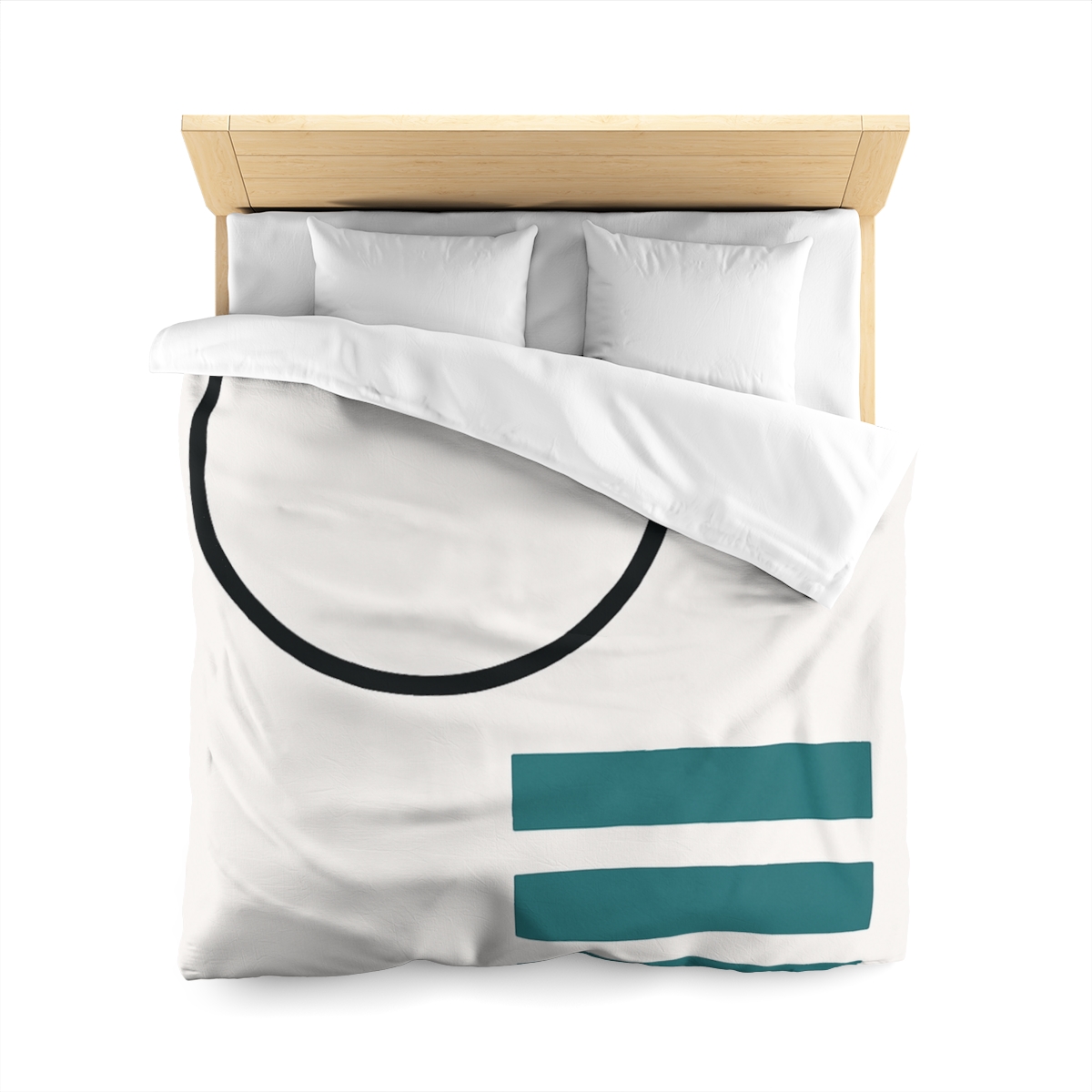 Orbiting Bars And Hollow Circle trendy bedroom duvets