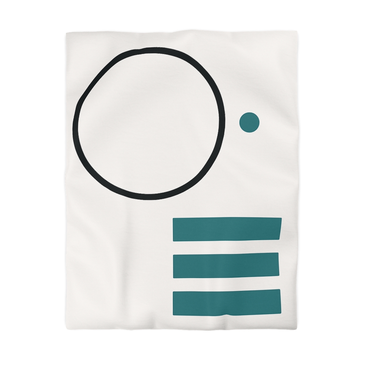 Orbiting Bars And Hollow Circle trendy bedroom duvets
