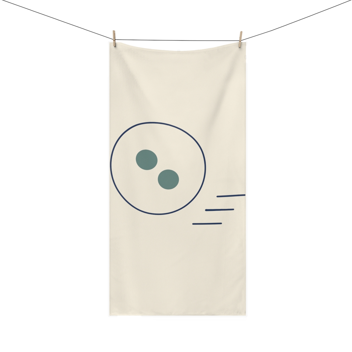 Orbiting Bars And Twin Moons personalized bath towels