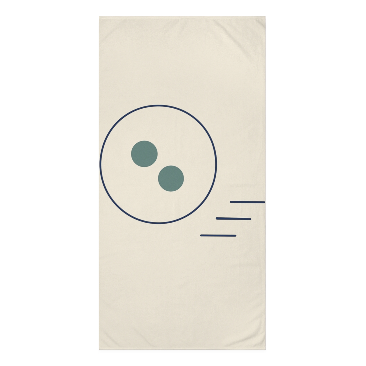 Orbiting Bars And Twin Moons personalized bath towels