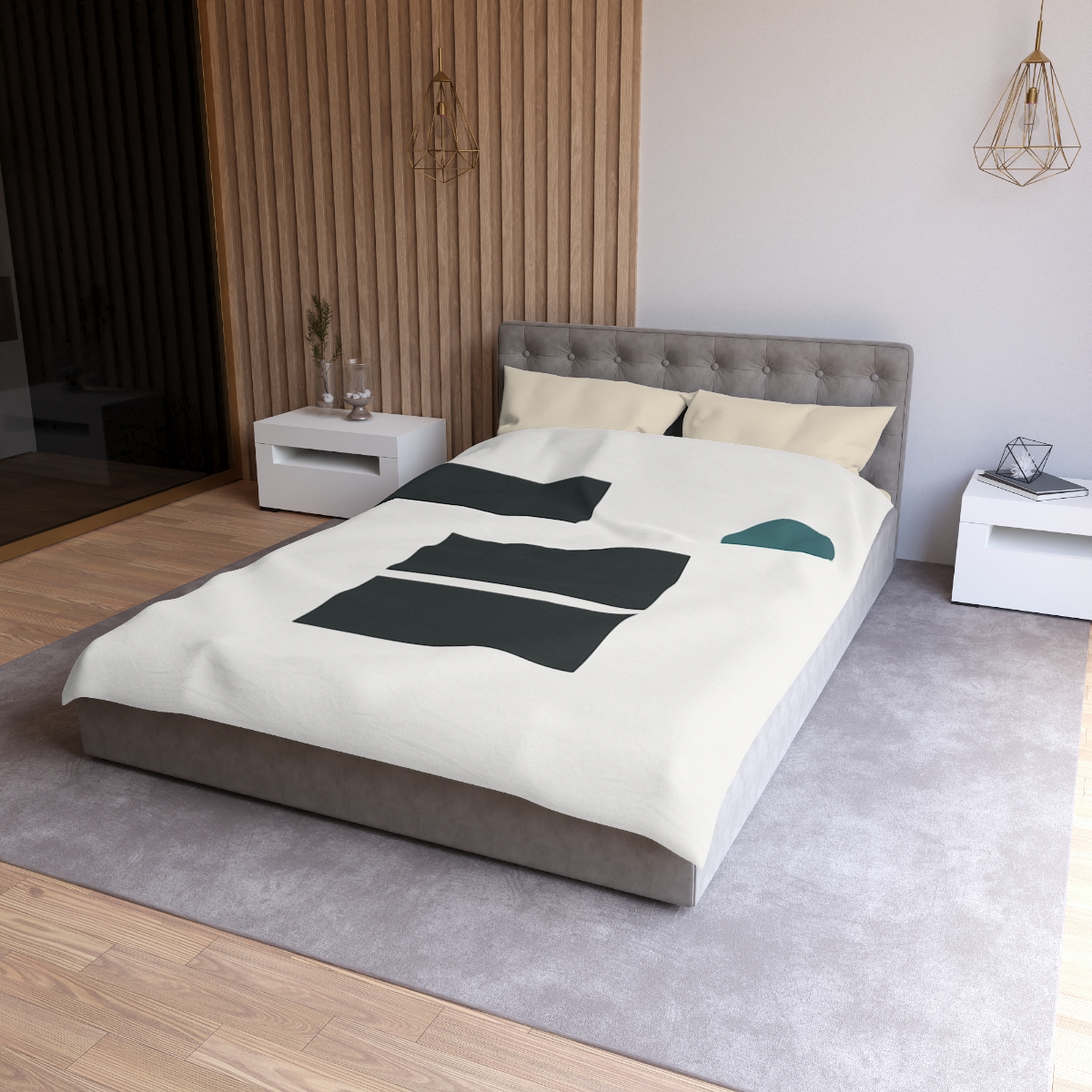 Orbiting Block Quartet warm winter duvets