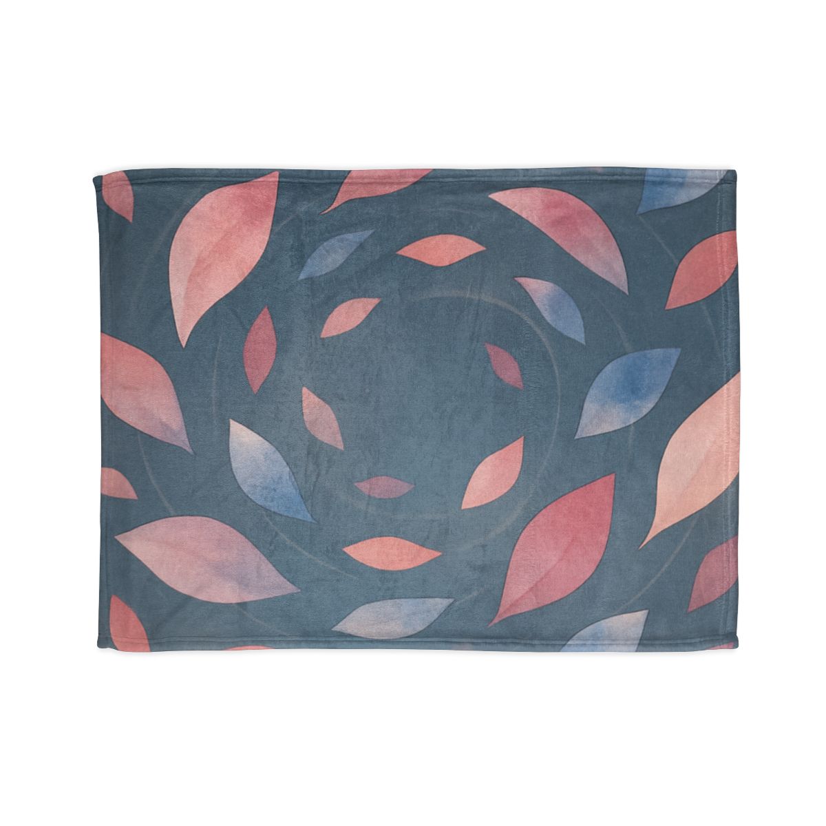 Orbiting Blossom Fragments soft fleece blankets