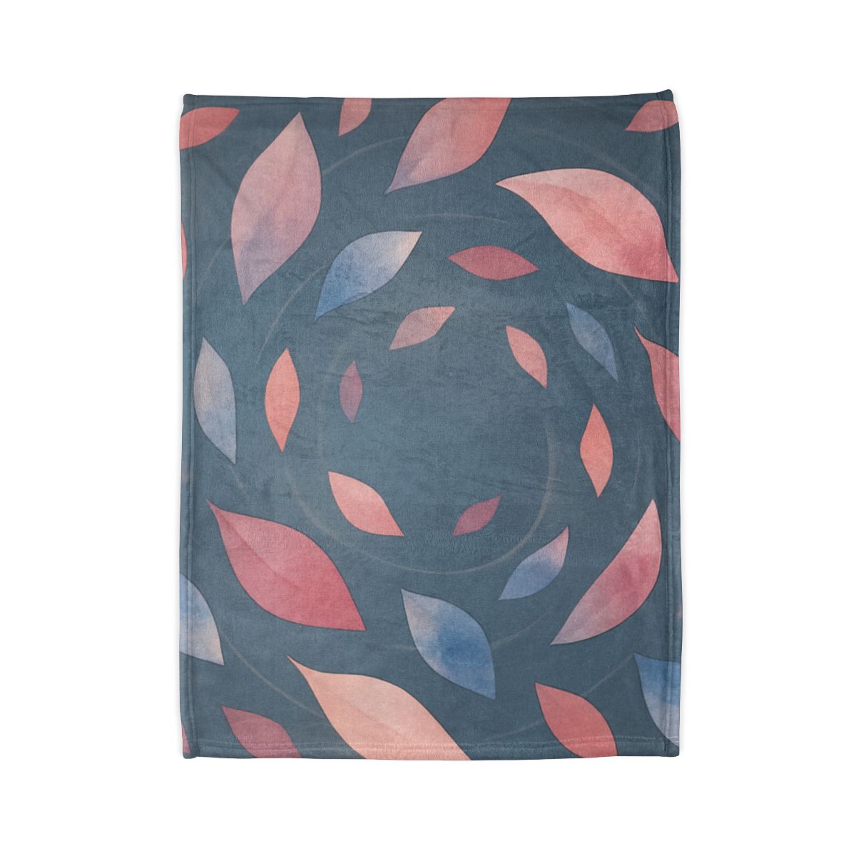 Orbiting Blossom Fragments soft fleece blankets