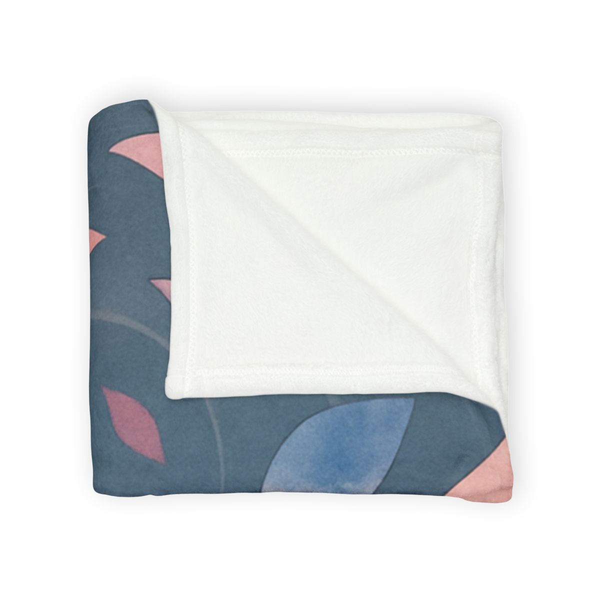 Orbiting Blossom Fragments soft fleece blankets
