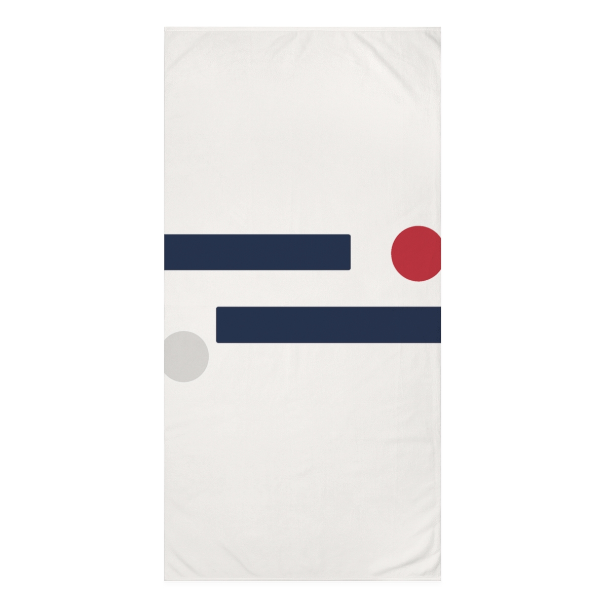 Orbiting Dual Bands designer printed towels