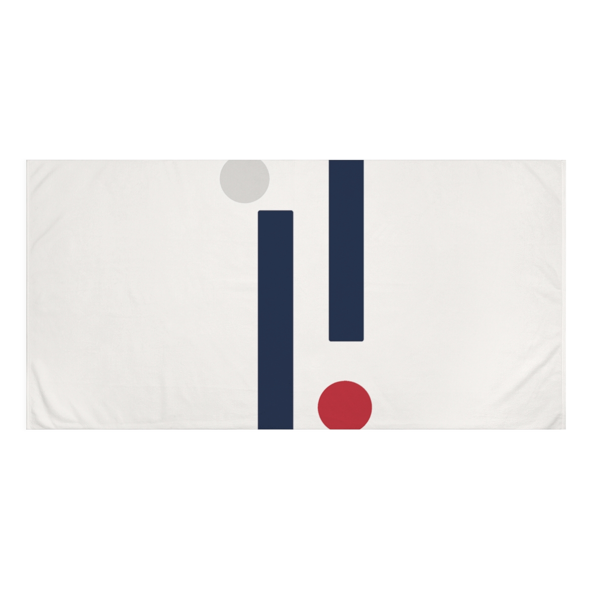 Orbiting Dual Bands designer printed towels