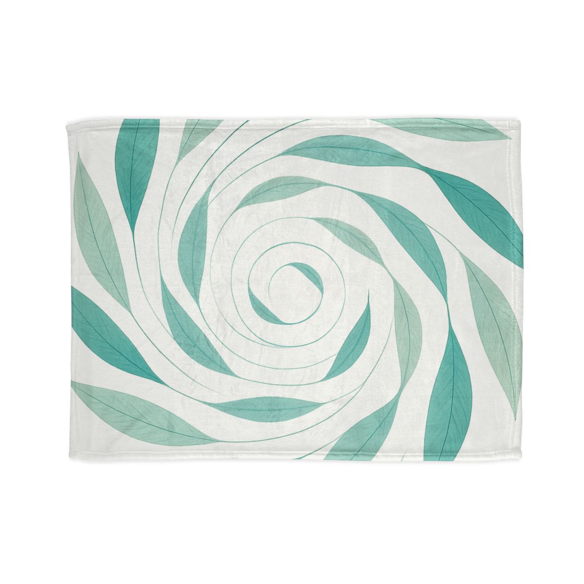 Orbiting Leaf Halo stylish throw blankets