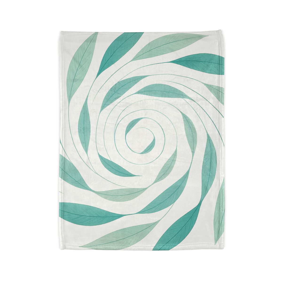 Orbiting Leaf Halo stylish throw blankets